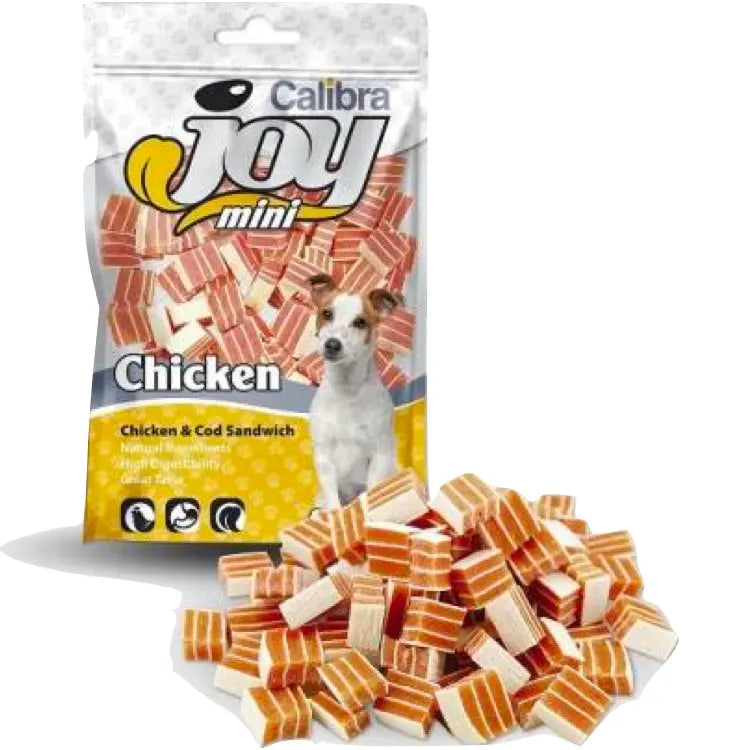 CALIBRA JOY DOG MINI CHICKEN & COD SANDWICH 70G Calibra