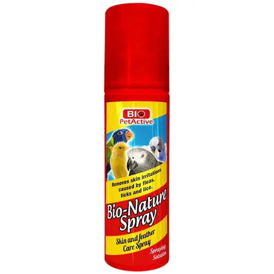 BIO NATURE SPRAY SKIN & FEATHER CARE SPRAY FOR CAGE BIRD AND PIGEONS 100ML Bio PetActive