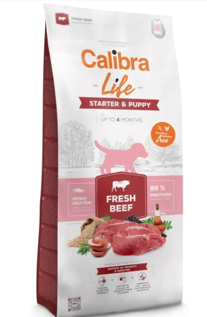 Calibra Dog Life Starter & Puppy Fresh Beef 2.5kg Calibra