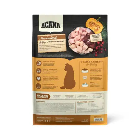 ACANA HIGHEST PROTEIN WILD PRAIRIE RECIPE DRY CAT FOOD ACANA
