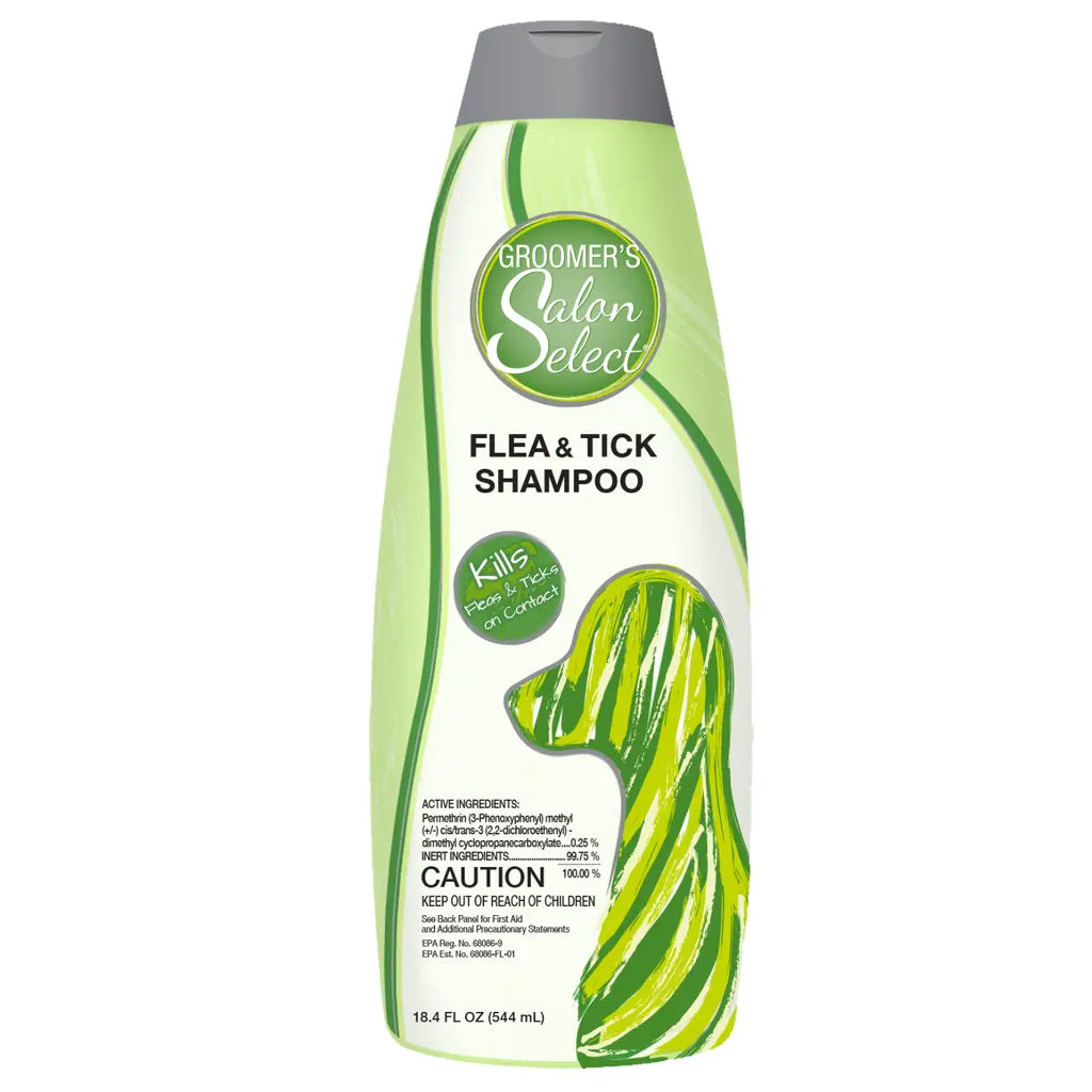 SYNERGY LABS GROOMERS SALON SELECT FLEA AND TICK SHAMPOO DOGS 544ML SYNERGY LABS