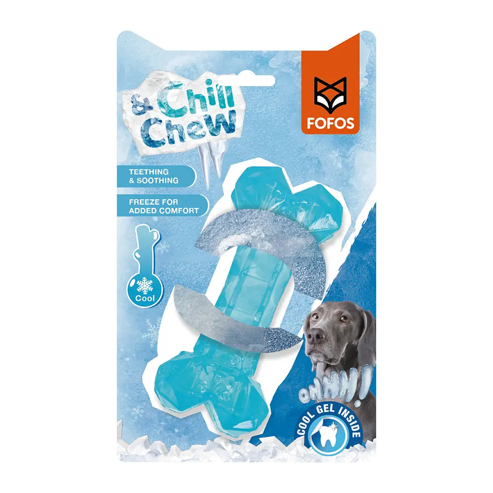 FOFOS CHILL & CHEW COOLING BONE DOG TOY FOFOS
