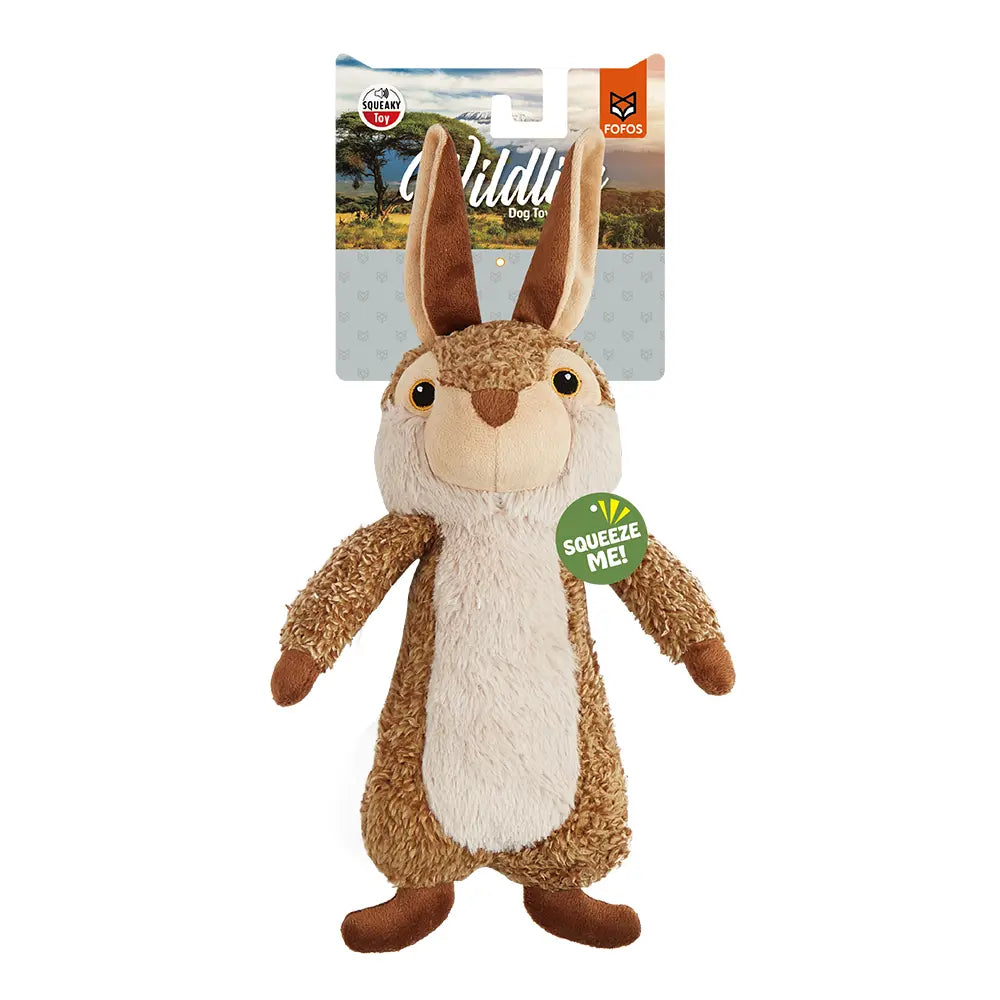 FOFOS WILDLIFE PLUSH DOG TOY FOFOS