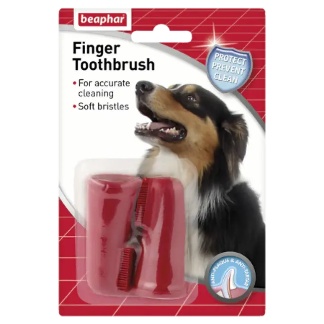 Finger Toothbrush for Dogs & Cats 2p/k BEAPHAR