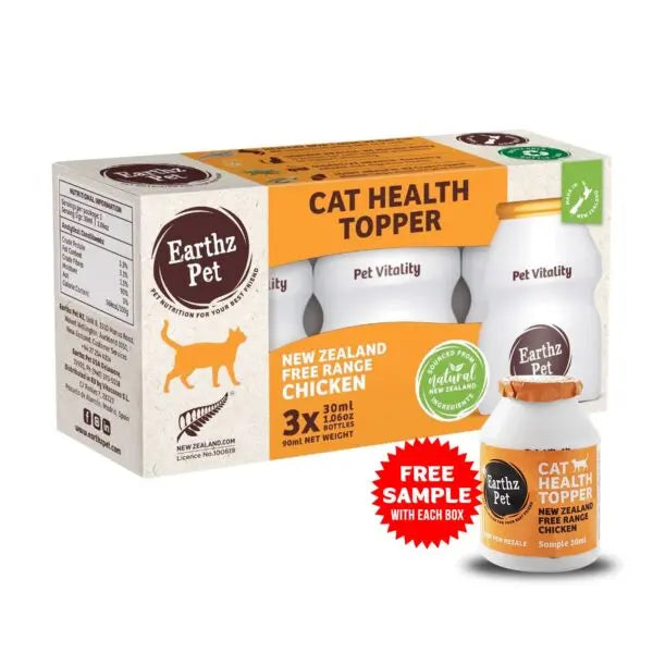 EARTHZ PET NEW ZEALAND HEALTH TOPPER FOR CATS EARTHZ PET