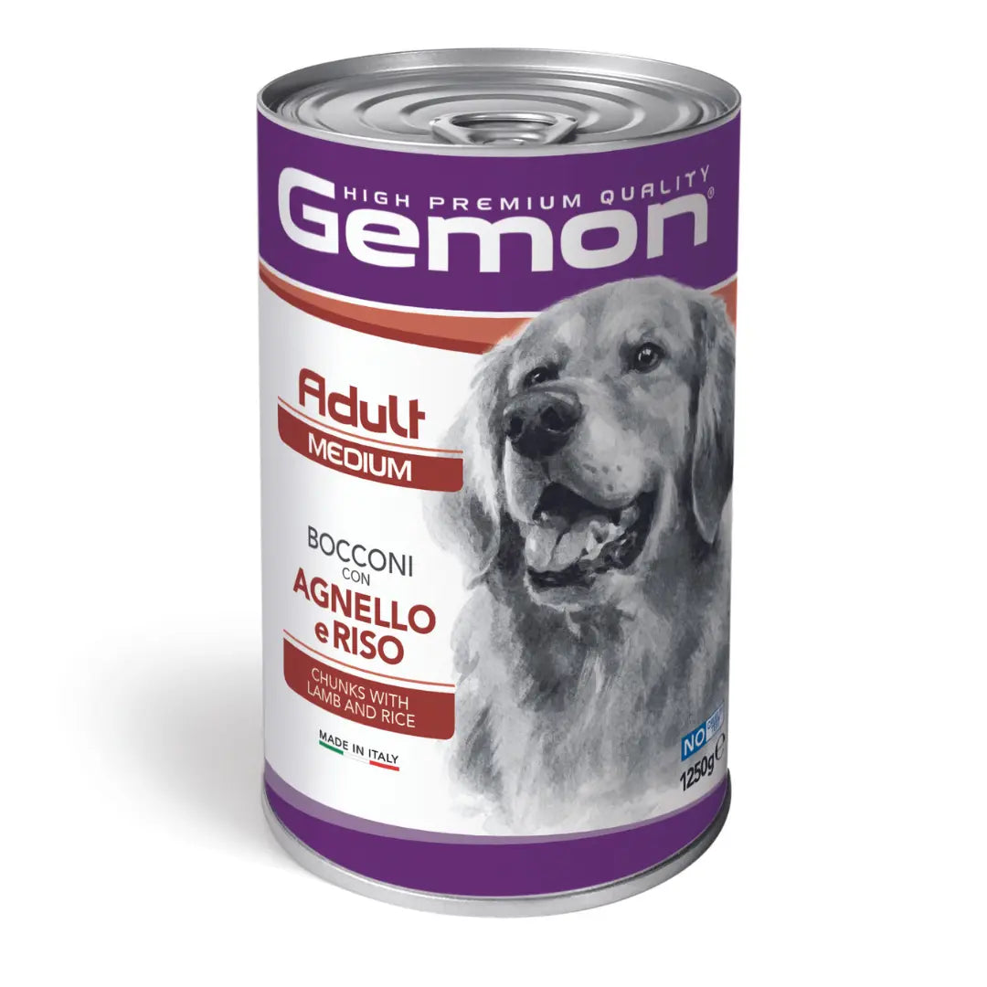 GEMON DOG ADULT MEDIUM WITH LAMB WITH RICE 1250 Gm Gemon