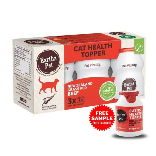 EARTHZ PET NEW ZEALAND HEALTH TOPPER FOR CATS EARTHZ PET
