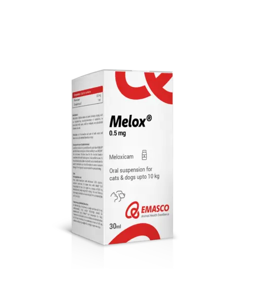 Melox Oral suspension for Cats and Dogs (30ml) (0.5mg/ml) EMASCO