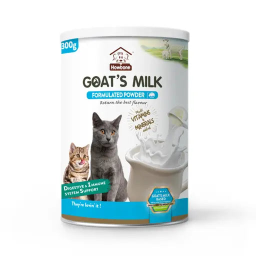 HOWBONE GOAT'S MILK FORMULATED POWDER FOR CATS 300G HOWBONE