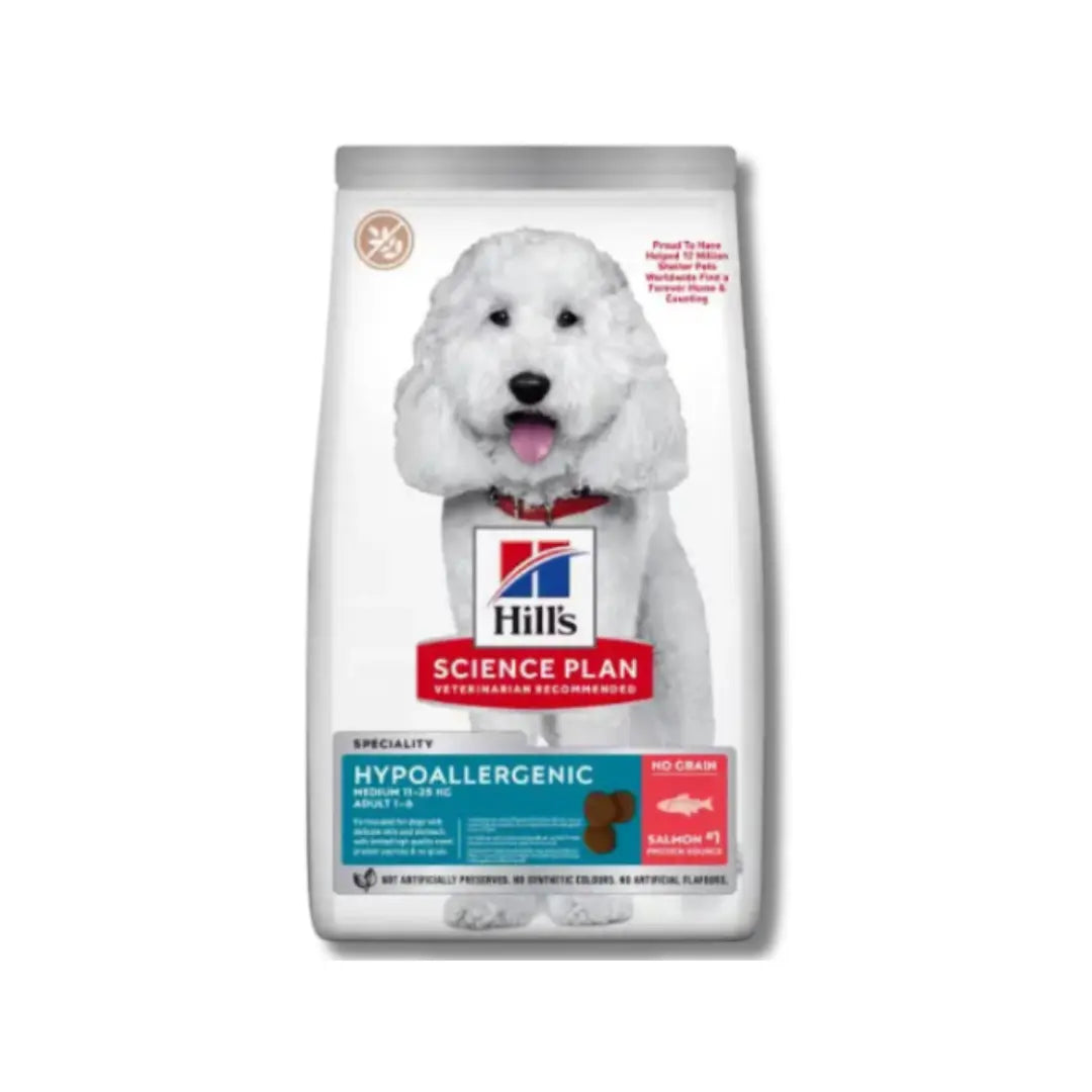 HILL'S SCIENCE PLAN HYPOALLERGENIC ADULT DOG FOOD WITH SALMON Hills