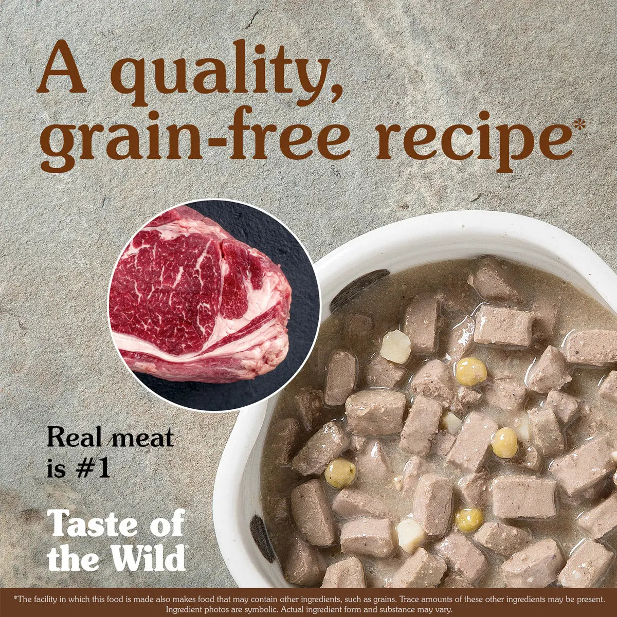 TASTE OF THE WILD HIGH PRAIRIE CANINE RECIPE WITH BISON IN GRAVY 374G TASTE OF THE WILD