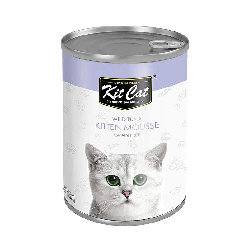KIT CAT WILD TUNA KITTEN MOUSSE CANNED CAT FOOD 400G KIT CAT