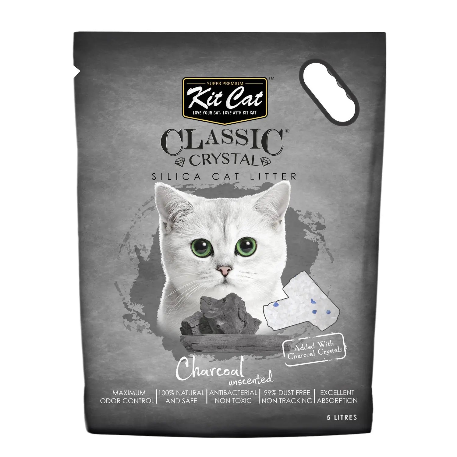 KIT CAT CLASSIC CRYSTAL CAT LITTER 5 LITRES KIT CAT