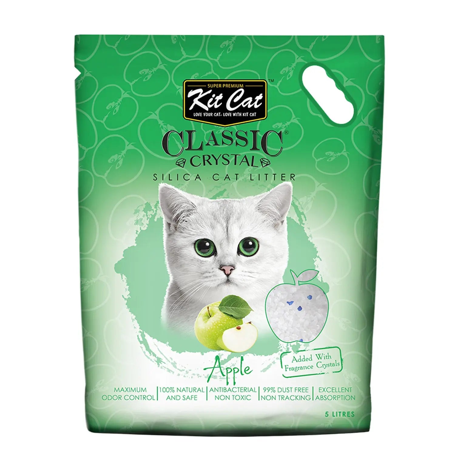 KIT CAT CLASSIC CRYSTAL CAT LITTER 5 LITRES KIT CAT
