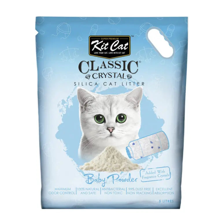 KIT CAT CLASSIC CRYSTAL CAT LITTER 5 LITRES KIT CAT