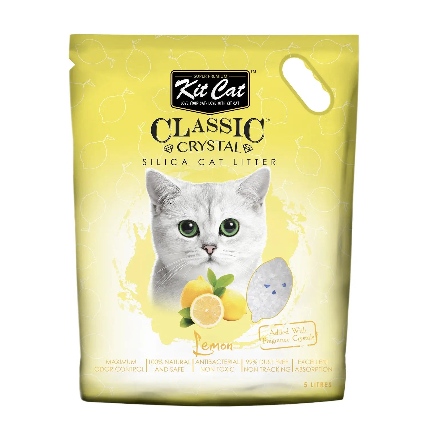 KIT CAT CLASSIC CRYSTAL CAT LITTER 5 LITRES KIT CAT