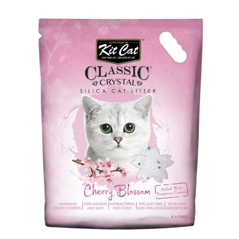 KIT CAT CLASSIC CRYSTAL CAT LITTER 5 LITRES KIT CAT