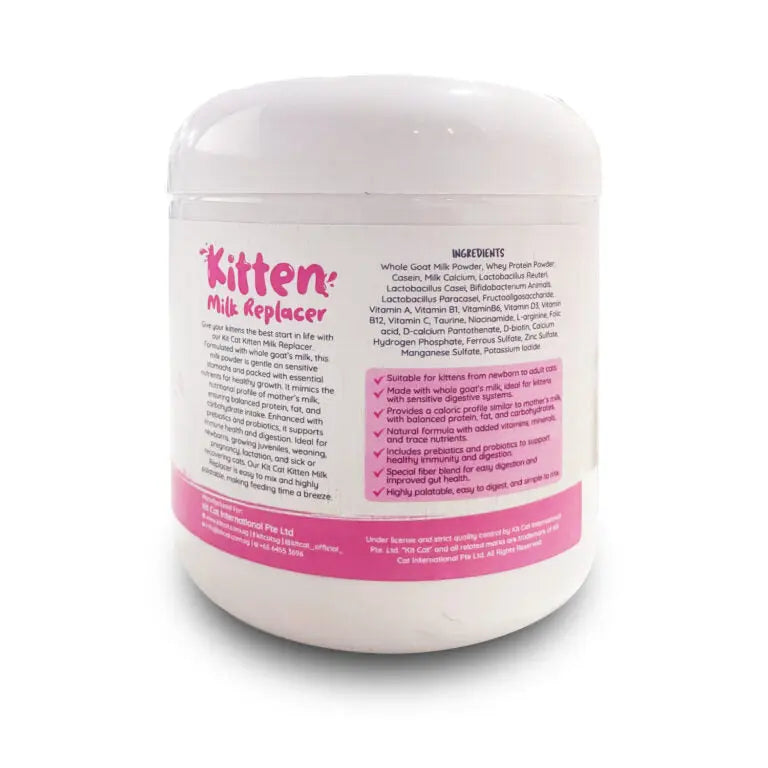 KIT CAT KITTEN MILK REPLACER 200G + FREE NURSING KIT KIT CAT