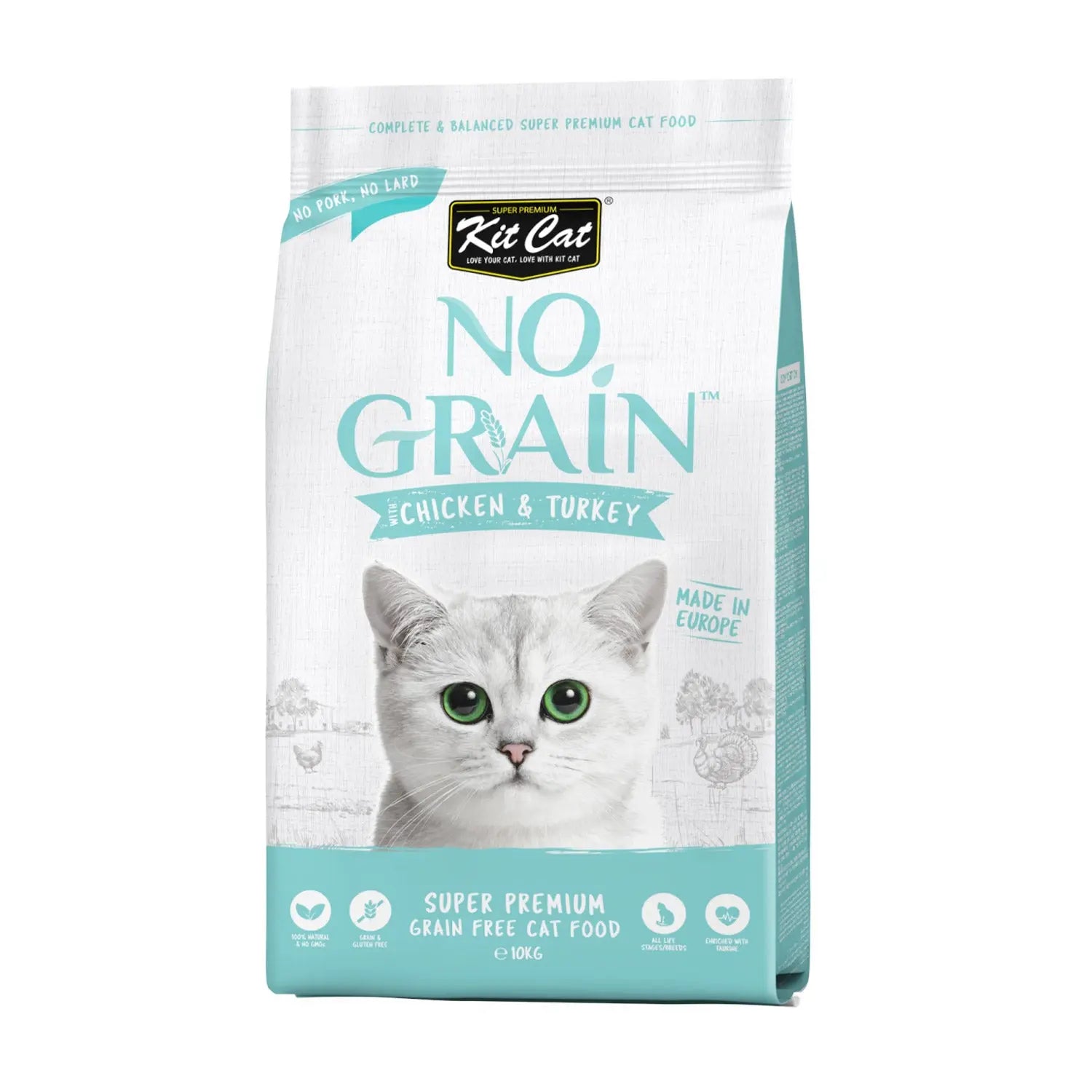 KIT CAT NO GRAIN CAT DRY FOOD KIT CAT