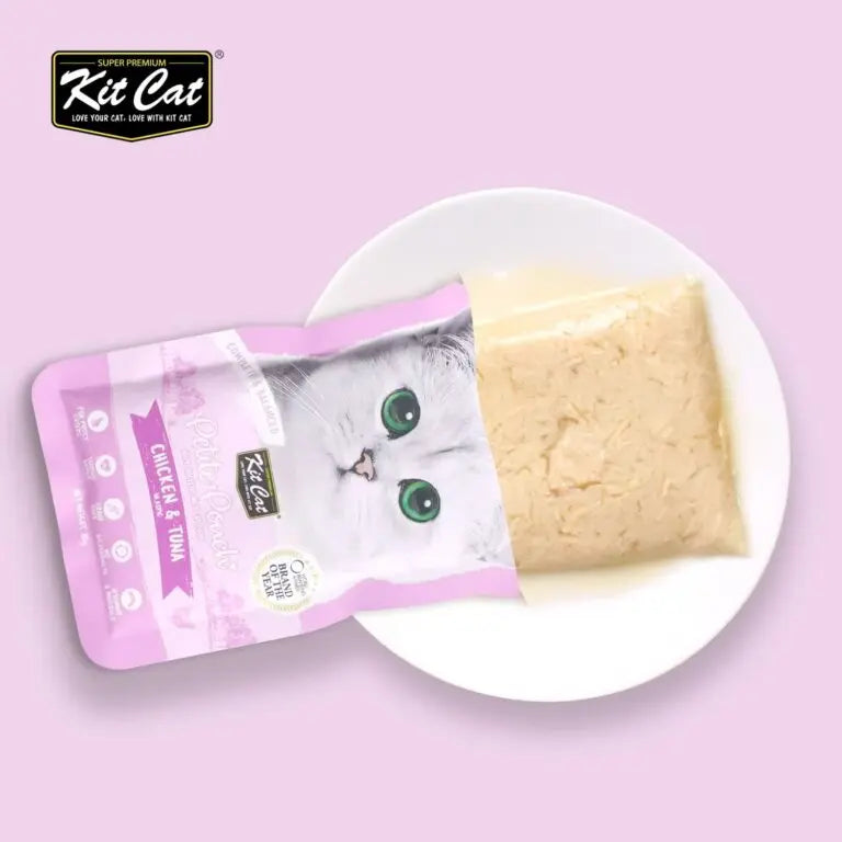 KIT CAT PETITE POUCH CHICKEN & TUNA 70G KIT CAT