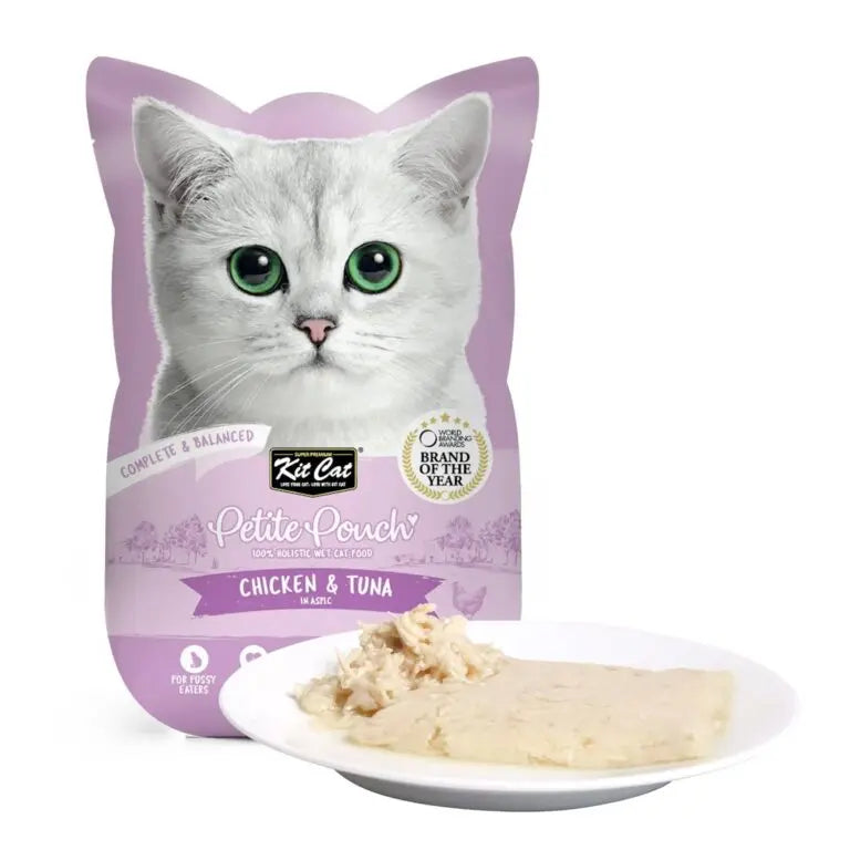 KIT CAT PETITE POUCH CHICKEN & TUNA 70G KIT CAT