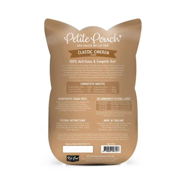 KIT CAT PETITE POUCH CLASSIC CHICKEN 70G KIT CAT