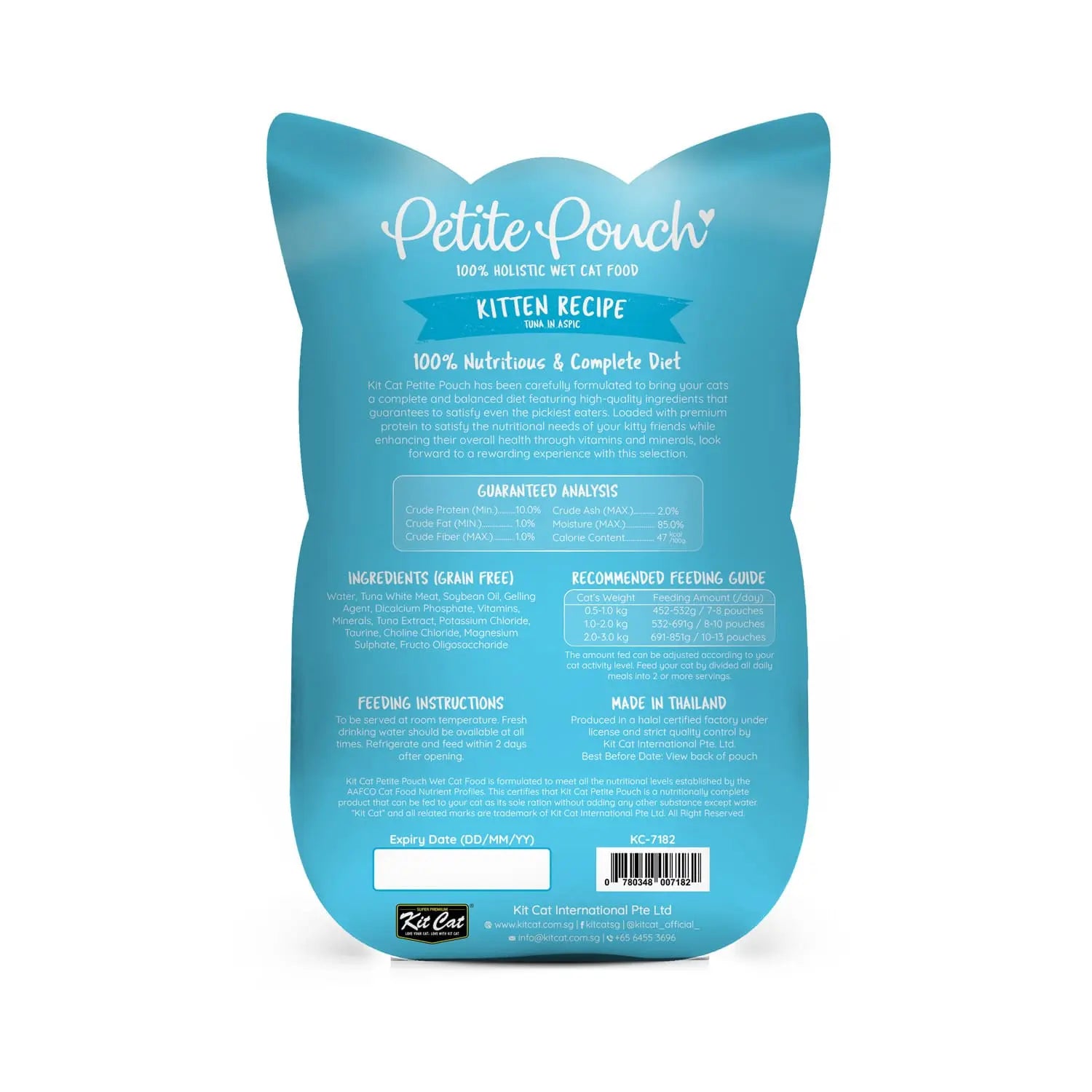 KIT CAT PETITE POUCH KITTEN TUNA 70G KIT CAT