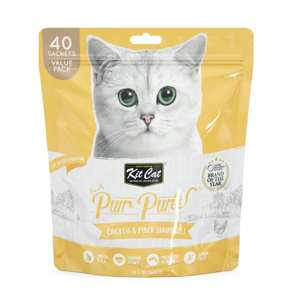 KIT CAT PURR PUREE 40 SACHETS VALUE PACK KIT CAT