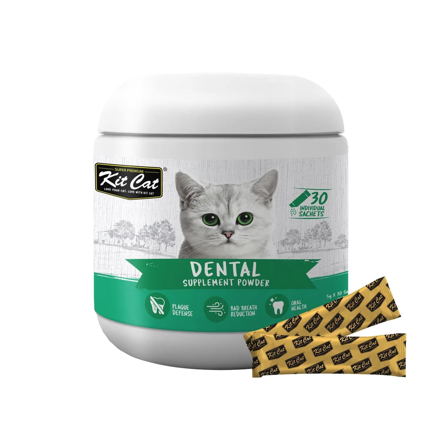 KIT CAT DENTAL SUPPLEMENT POWDER 150G KIT CAT