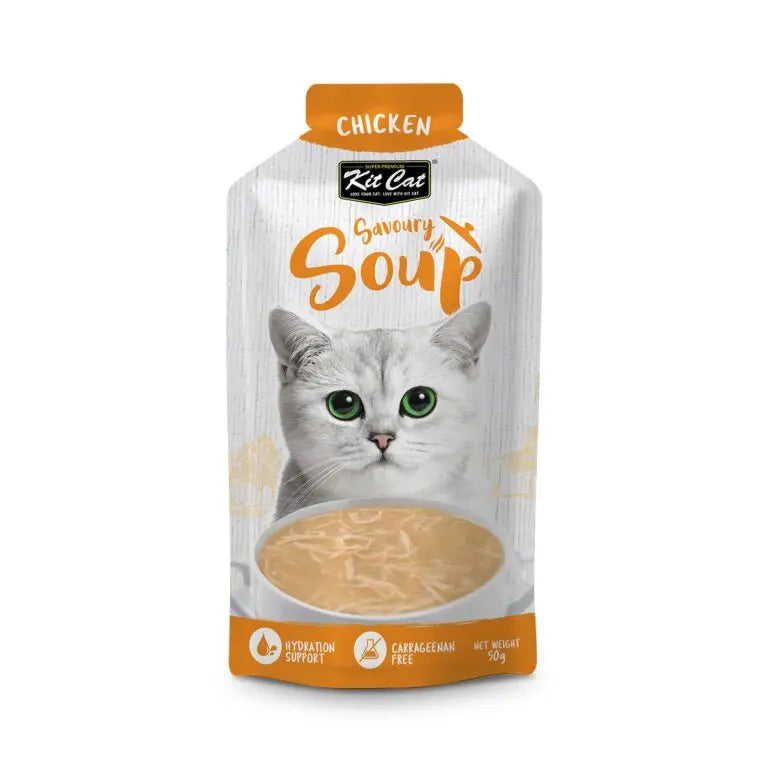 KIT CAT SAVOURY SOUP CHICKEN 300G 6X50G KIT CAT
