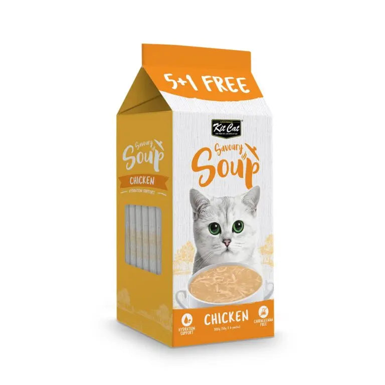 KIT CAT SAVOURY SOUP CHICKEN 300G 6X50G KIT CAT