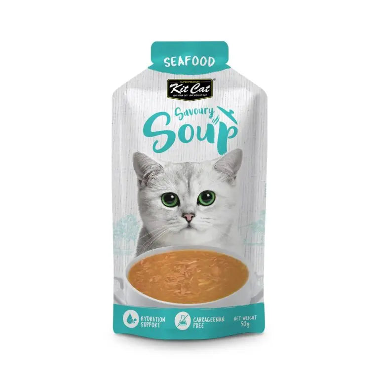 KIT CAT SAVOURY SOUP SEAFOOD 300G 6X50G KIT CAT