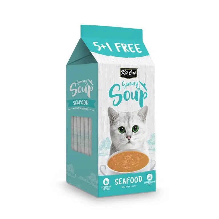 KIT CAT SAVOURY SOUP SEAFOOD 300G 6X50G KIT CAT