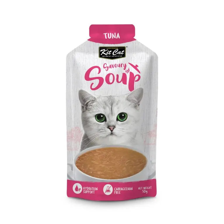 KIT CAT SAVOURY SOUP TUNA 300G 6X50G KIT CAT