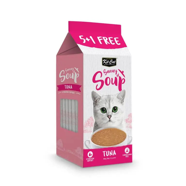 KIT CAT SAVOURY SOUP TUNA 300G 6X50G KIT CAT