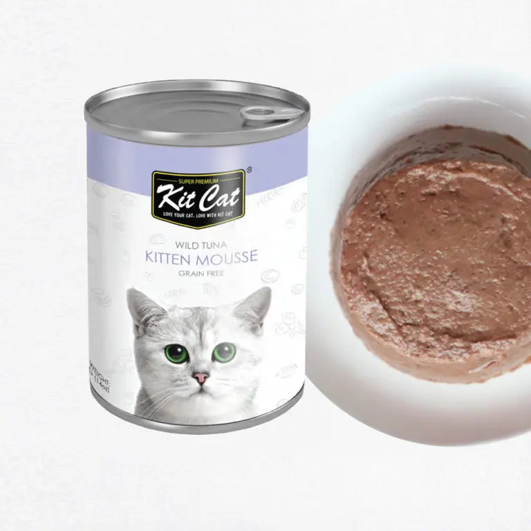 KIT CAT WILD TUNA KITTEN MOUSSE CANNED CAT FOOD 400G KIT CAT