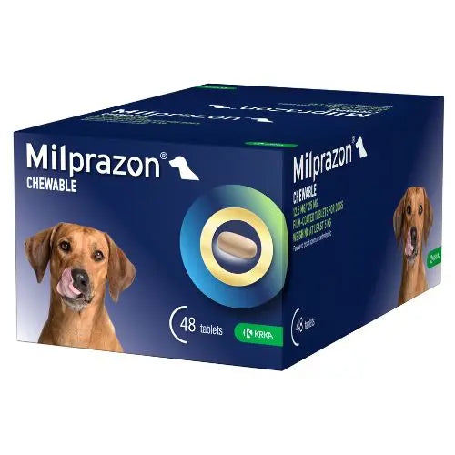 MILPRAZON CHEWABLE FOR DOGS 1 DEWORMING TABLET KRKA