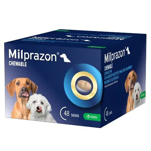 MILPRAZON CHEWABLE FOR DOGS 1 DEWORMING TABLET KRKA
