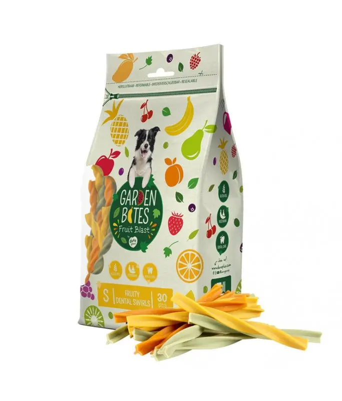 DUVO+ GARDEN BITES FRUITY DENTAL SWIRLS Duvo+
