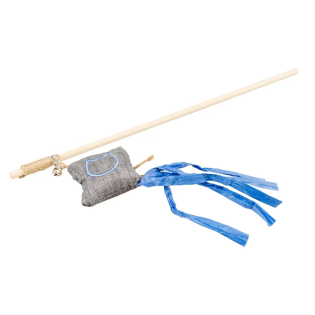 DUVO+ ECO NAVY PLAYING ROD KITE CATNIP Duvo+