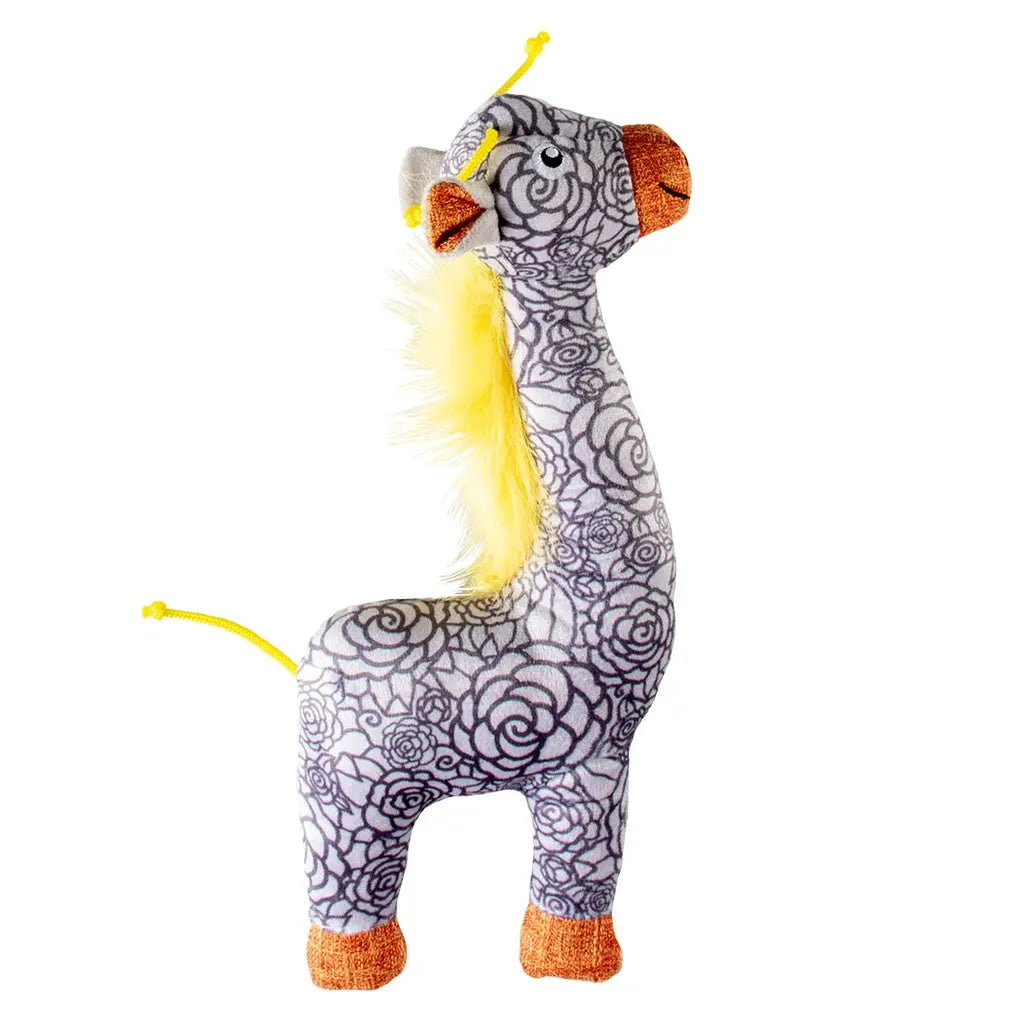 DUVO+ PLUSH GIRAFFE RETRO DOG TOY Duvo+