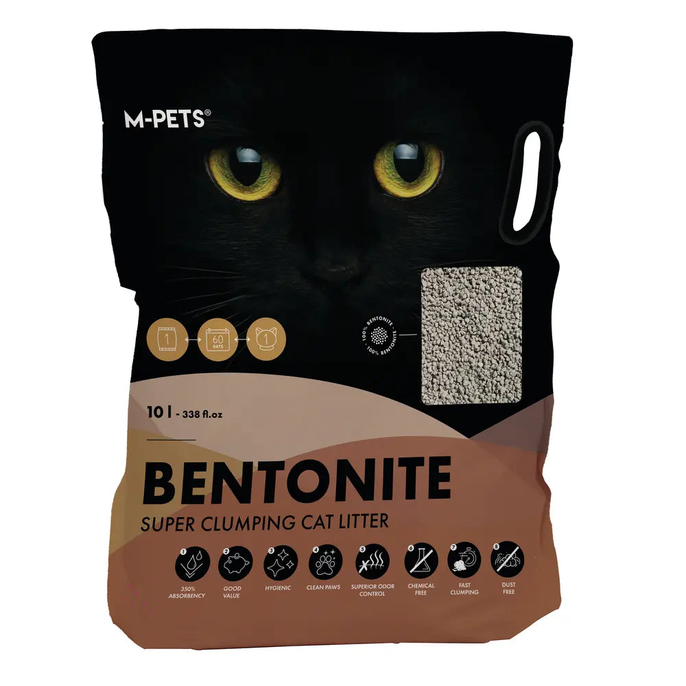 M-PETS SUPER CLUMPING BENTONITE CAT LITTER 10L M-PETS