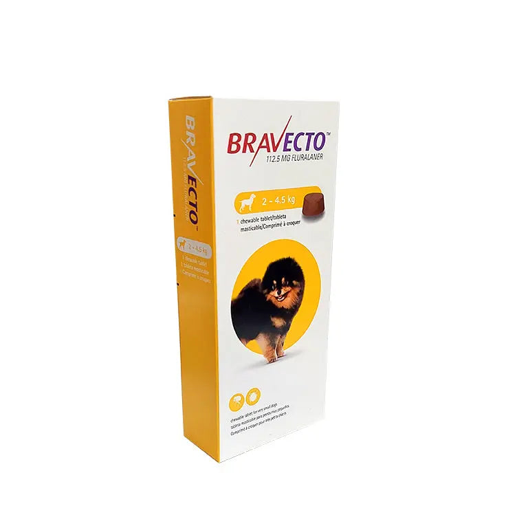 BRAVECTO CHEW 112.5MG (2-4.5KG) BRAVECTO
