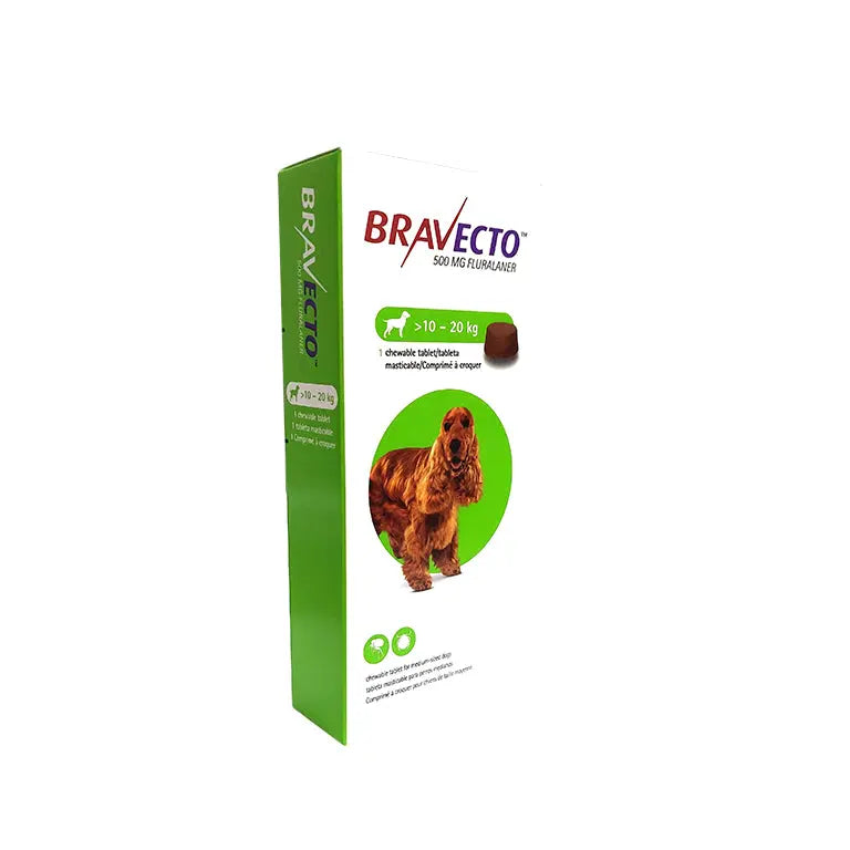 BRAVECTO CHEW 500MG (10-20KG) BRAVECTO