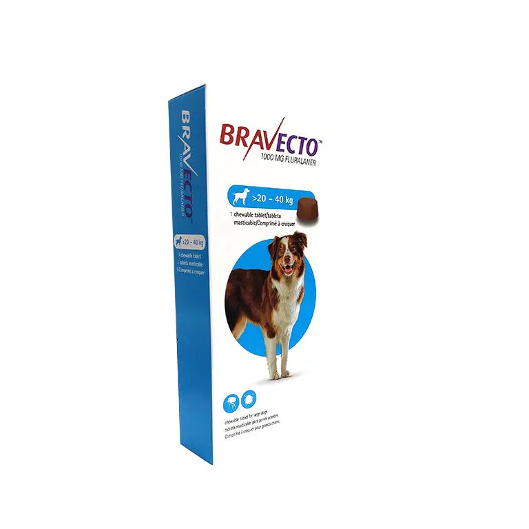 BRAVECTO CHEW 1000MG (20-40KG) BRAVECTO