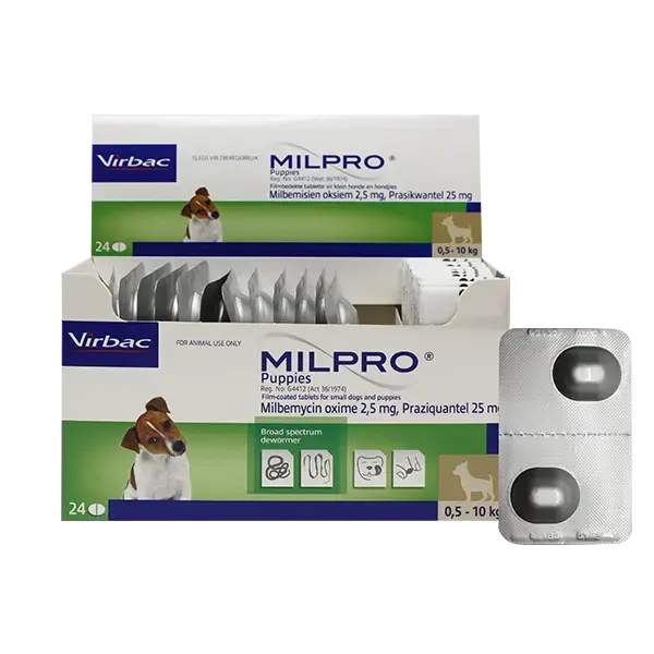 MILPRO DEWORMING FOR DOG VIRBAC