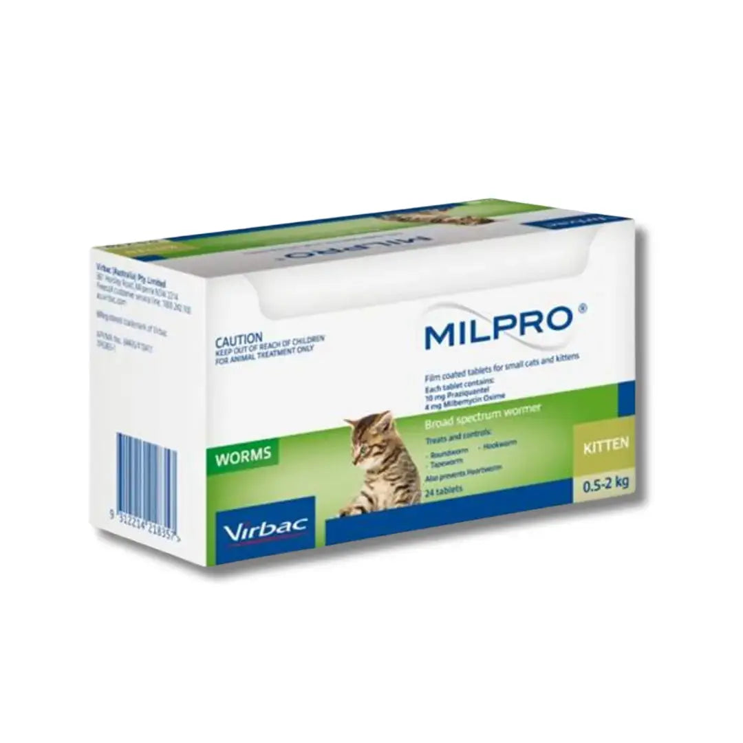 MILPRO DEWORMING FOR CATS VIRBAC