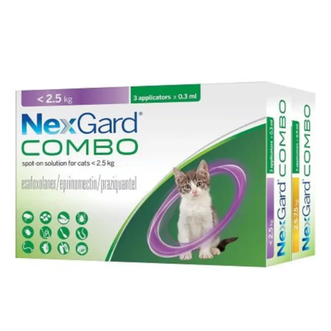 NEXGARD COMBO SPOT ON FOR CATS < 2.5KG Petszapp