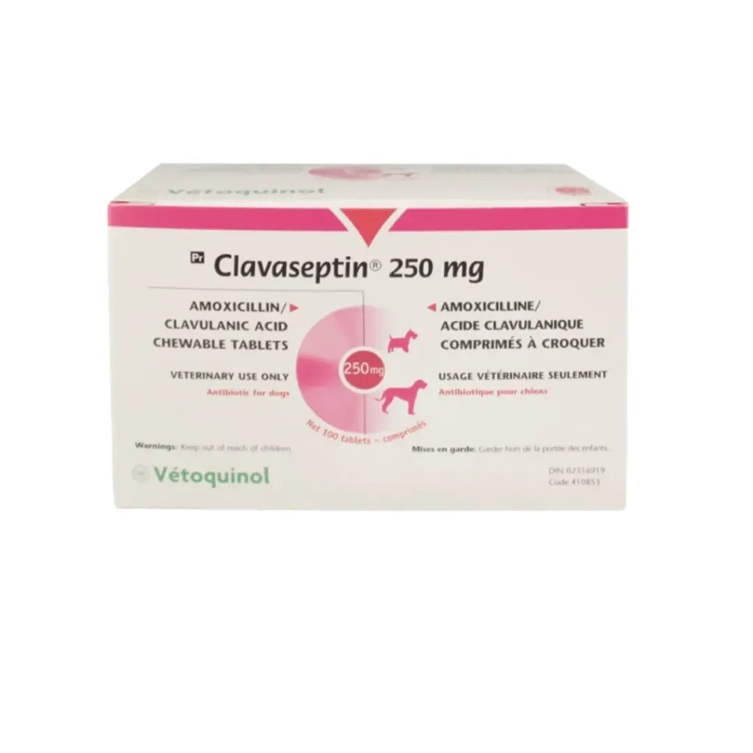 Clavaseptin 250mg per Tablet Vetoquinol