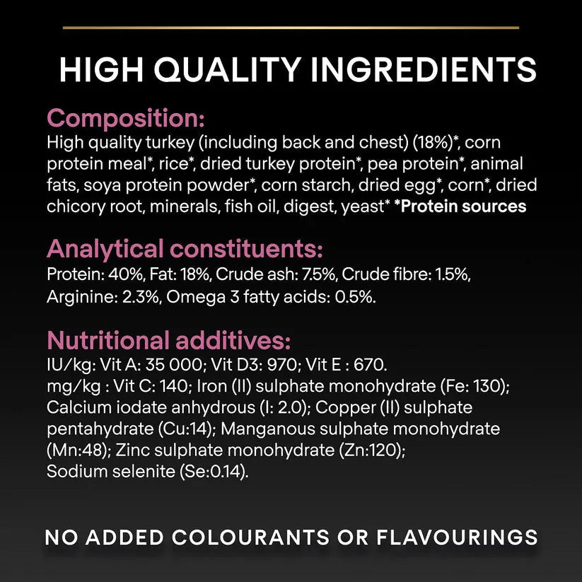 PURINA® PRO PLAN® ADULT DELICATE DIGESTION TURKEY DRY CAT FOOD PetFit.ae